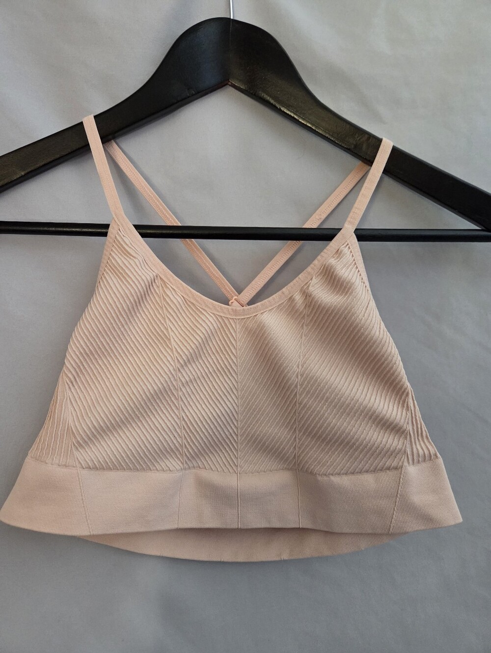ThirdLove Blush Ribbed Cropped Cami